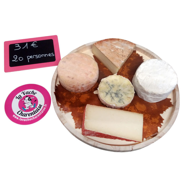 Plateau De Fromages à 31€ La Vache Charentaise 